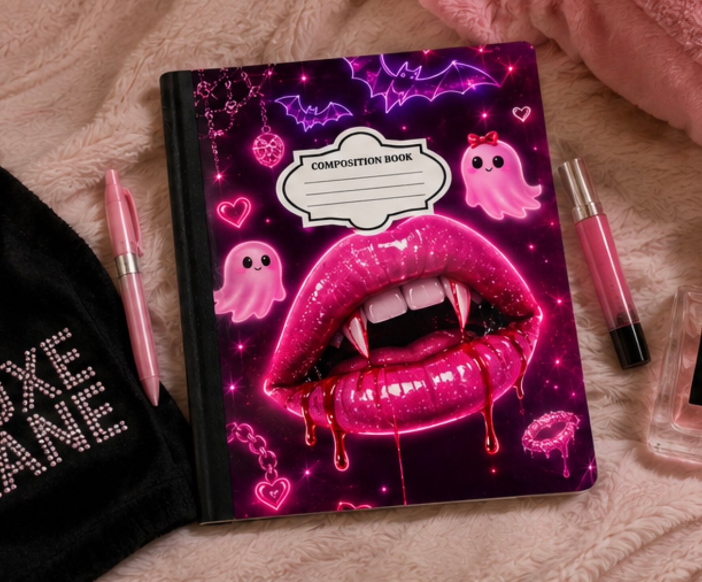 Pink Bite Composition Notebook