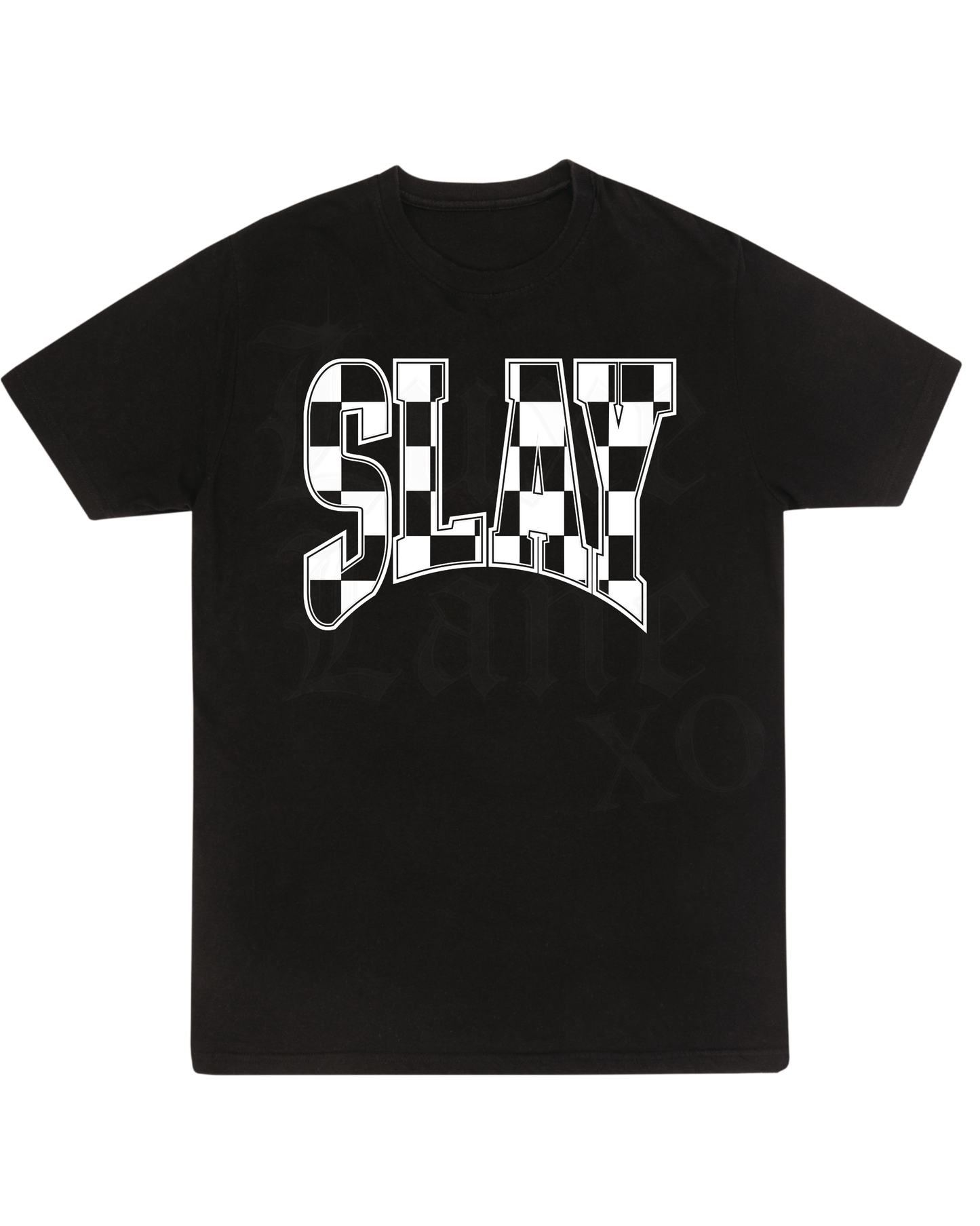 SLAY Checkered Tee ð