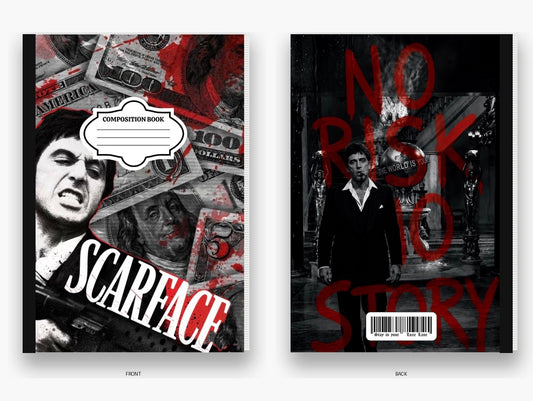 Scarface Collage Composition Notebook