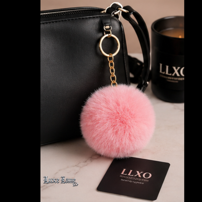 Luxe Pom Pom Keychain