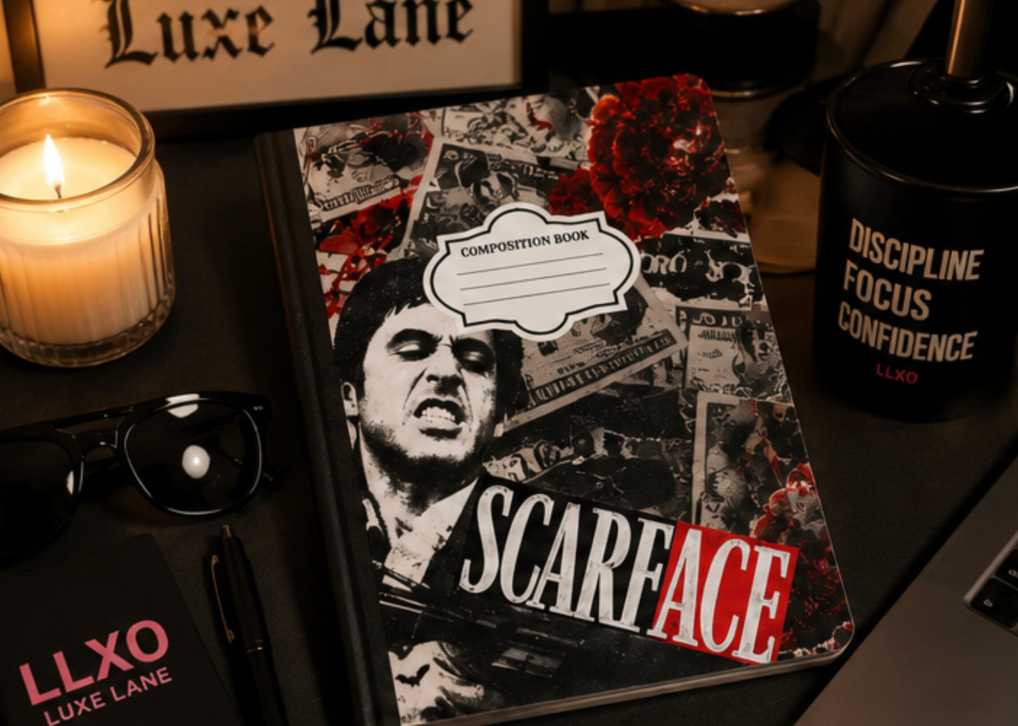 Scarface Collage Composition Notebook