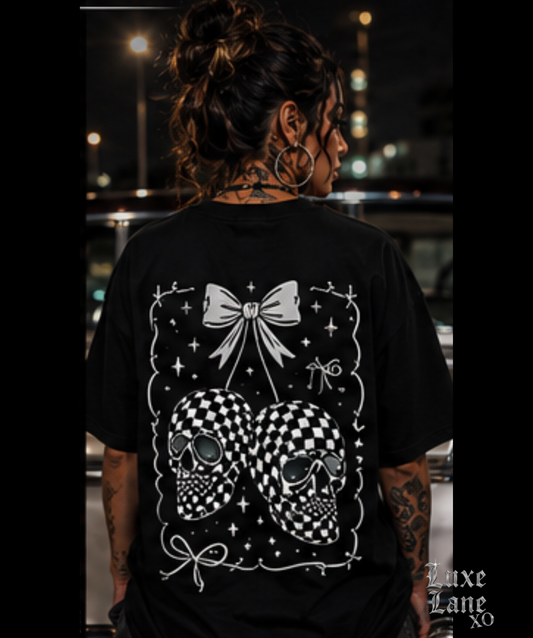 Checkered Fate Tee 💀🖤