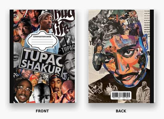Tupac Collage Composition Notebook