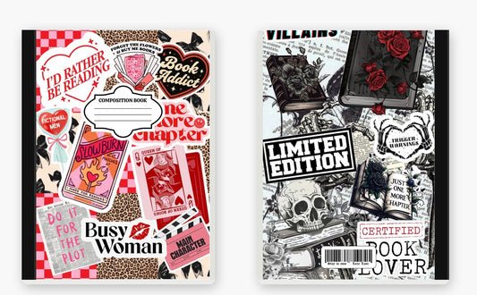 Book Addict Composition Notebook