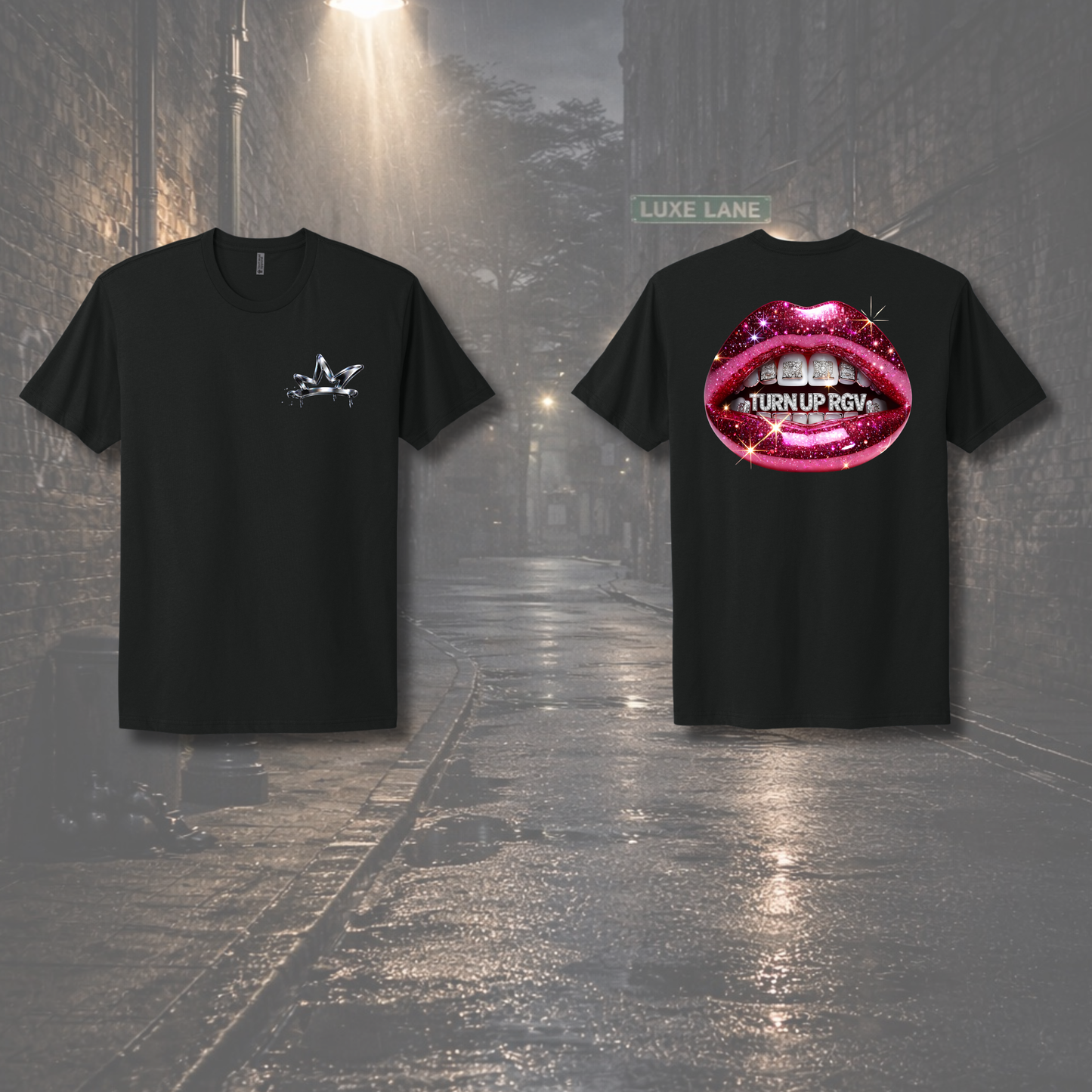 Turn Up RGV Glam Bite Tee