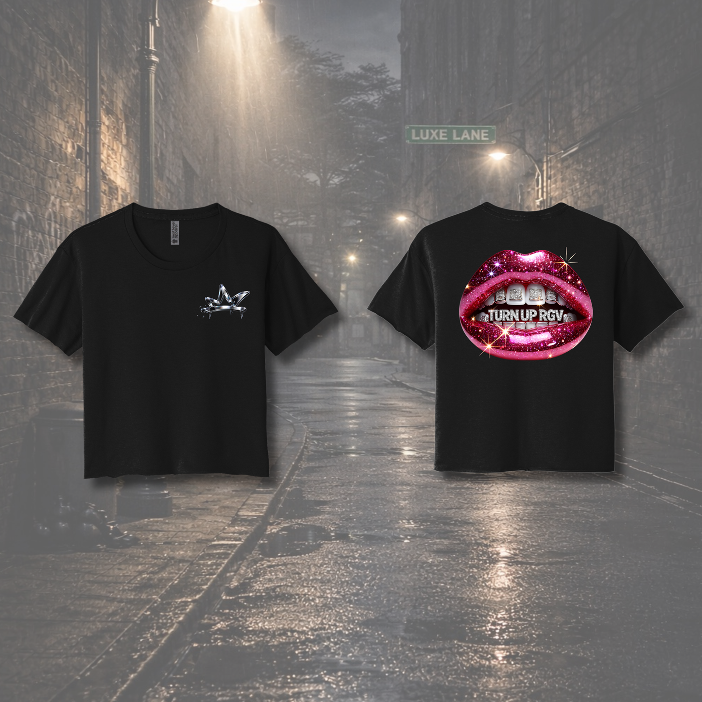 Turn Up RGV Glam Bite Tee