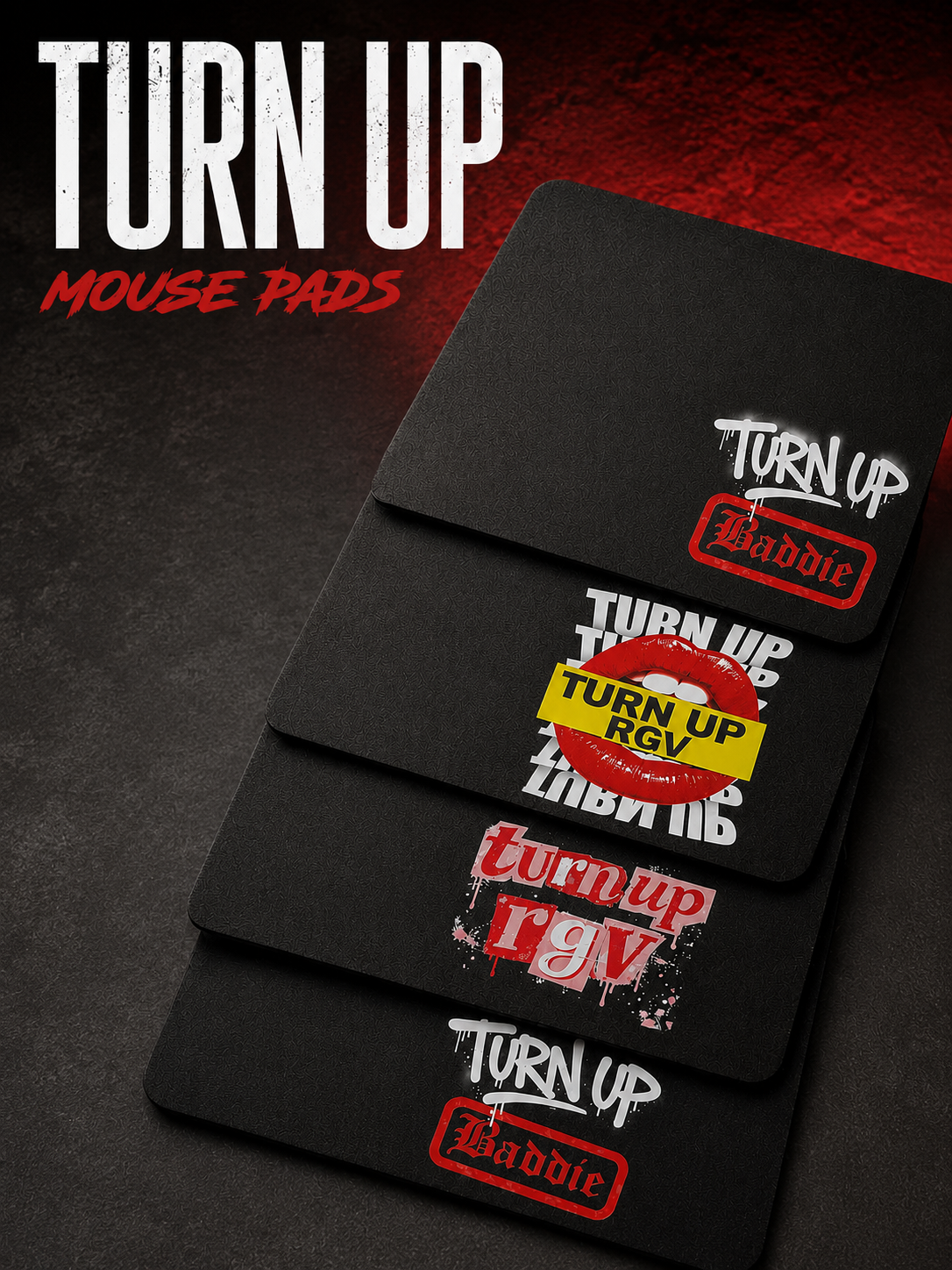 Turn Up RGV Premium Mouse Pad