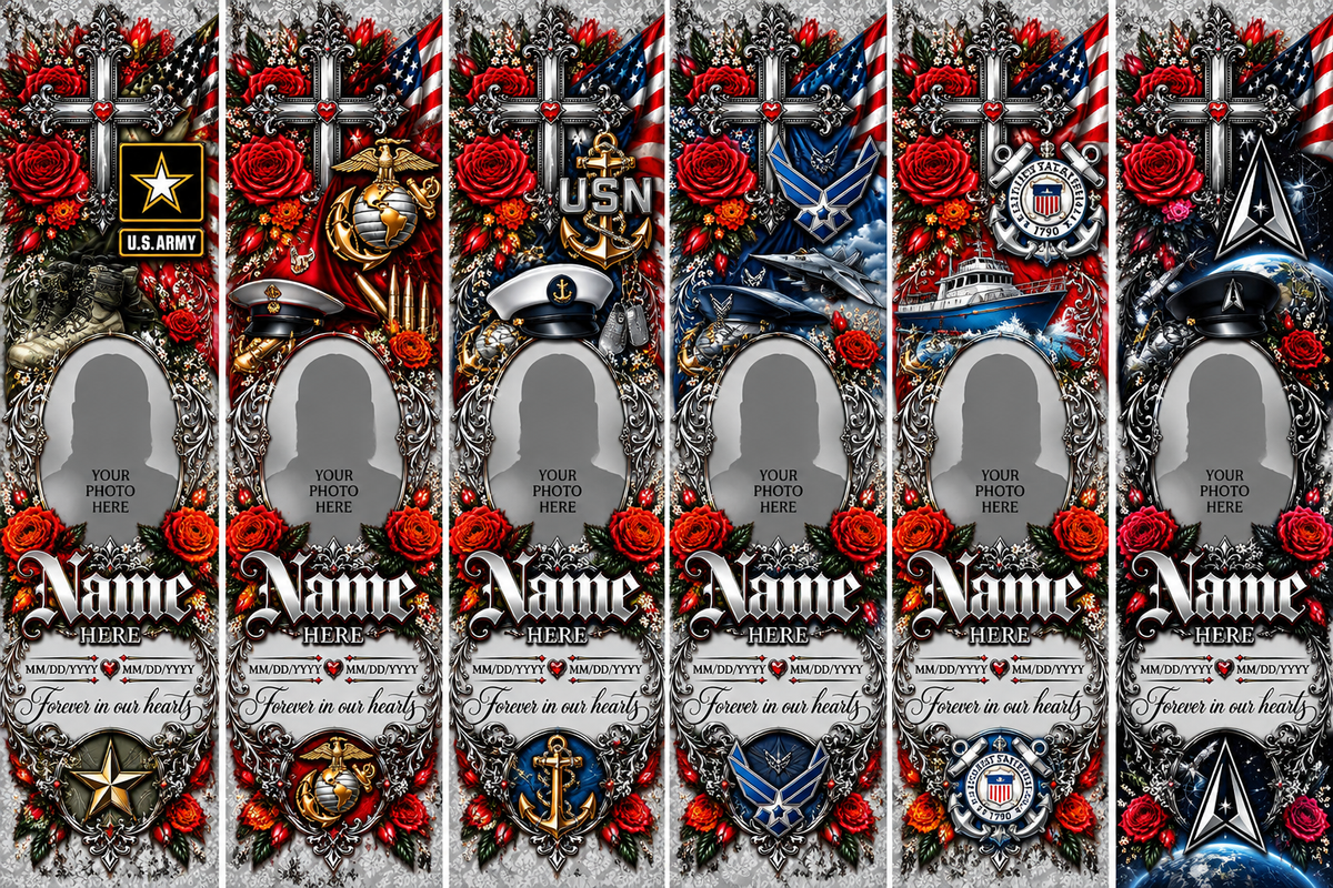Custom Memorial Candle + Matching Lighter Set