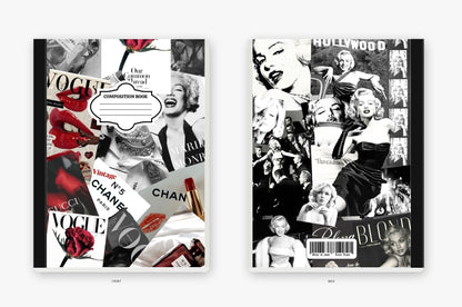 Fashion Collage Composition Notebook