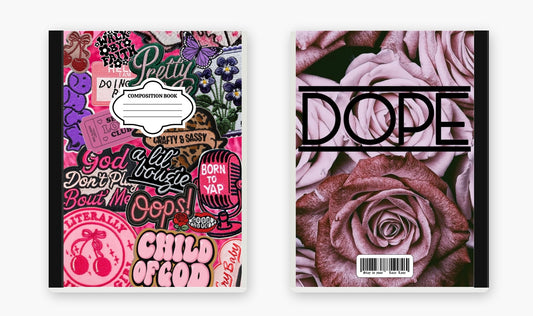 Pretty & Sassy Composition Notebook