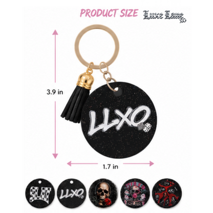 Luxe Round Keychain