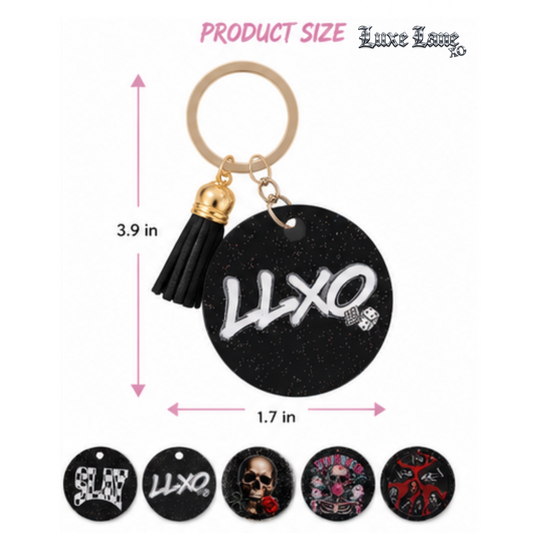 Luxe Round Keychain