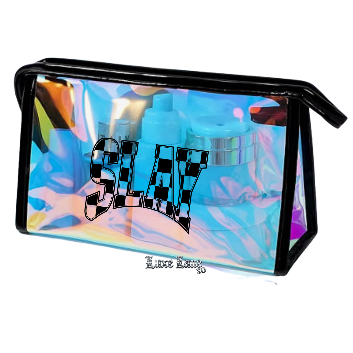 Luxe Holographic Makeup Bag