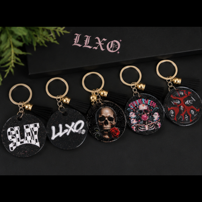 Luxe Round Keychain