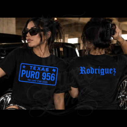 Texas Puro 956 Tee | Custom Name Option