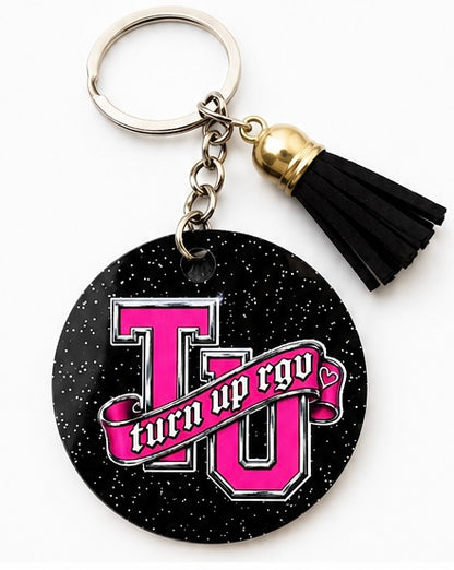 Turn UP RGV Keychain