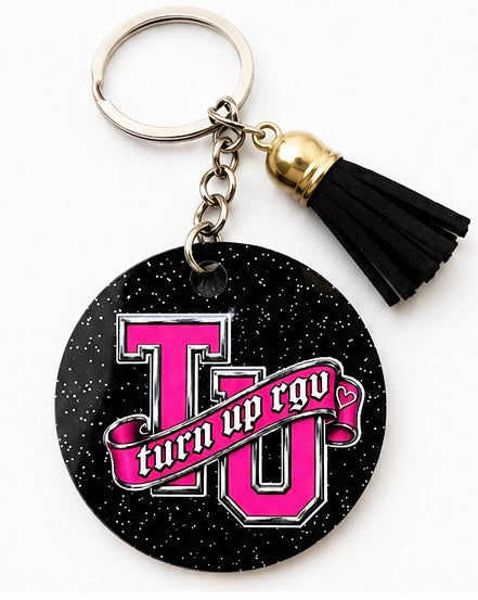 Turn UP RGV Keychain