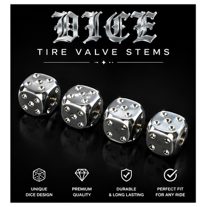 Rollin’ Dice Valve Stem Caps