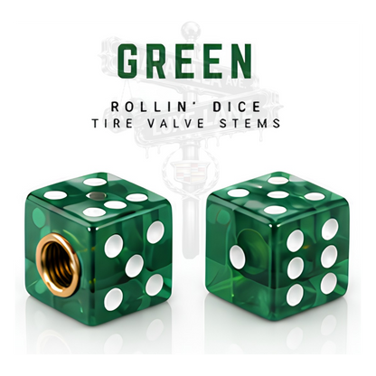 Rollin’ Dice Valve Stem Caps