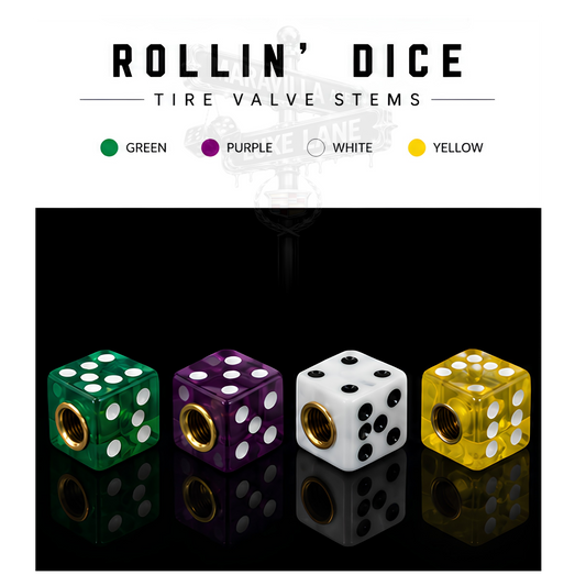 Rollin’ Dice Valve Stem Caps
