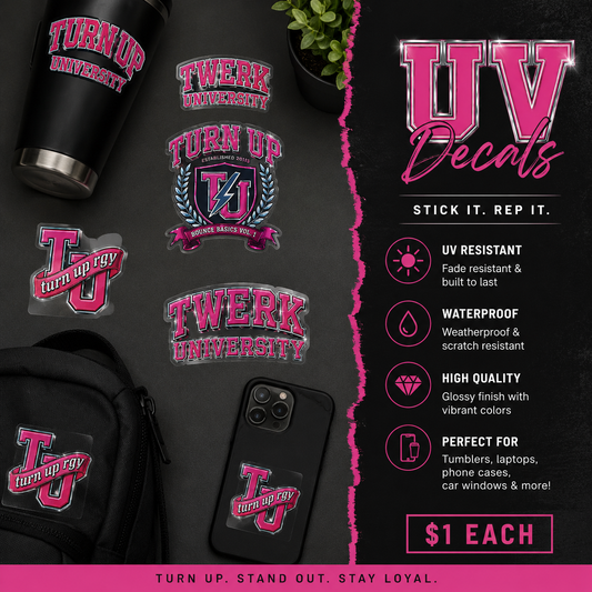 Turn Up UV Decals