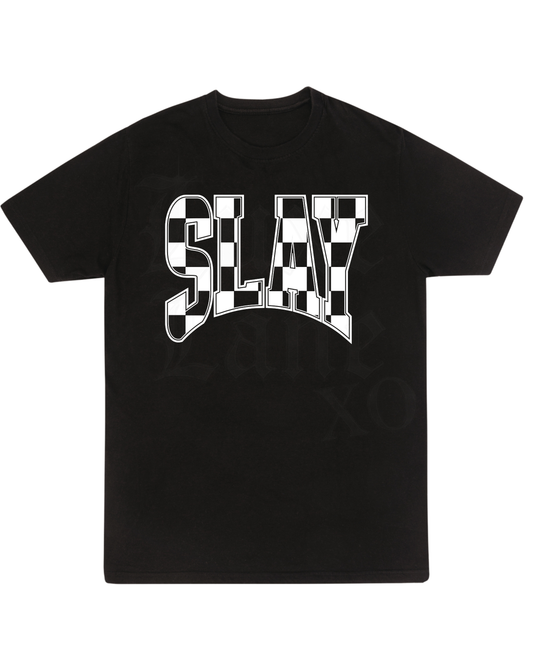 SLAY Checkered Tee 🏁