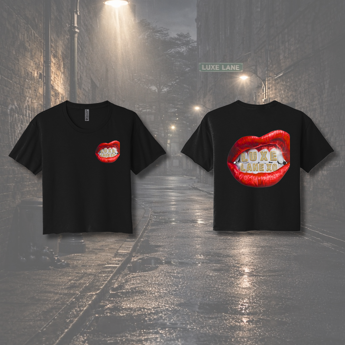 Luxe Lane XO Lips Graphic Tee